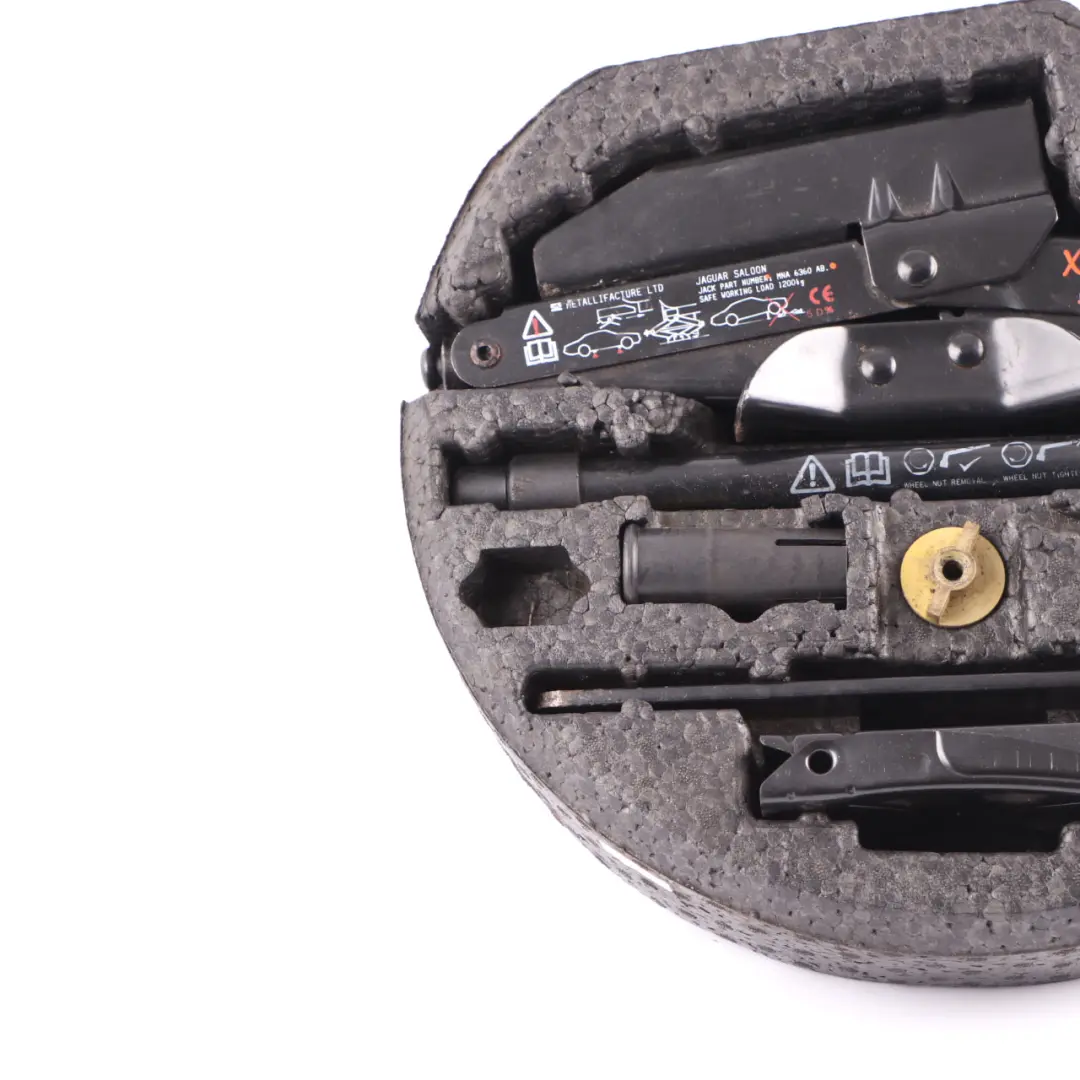 Jaguar XJ X308 XJR Tool Kit Storage Foam Wheel Wrench Lifting Jack to with Part number MNA6360AB Jaguar XJ X308 XJR Tool Kit Storage Foam Wheel Wrench Lifting Jack - SKU MNA6360AB - Part number MNA6360AB