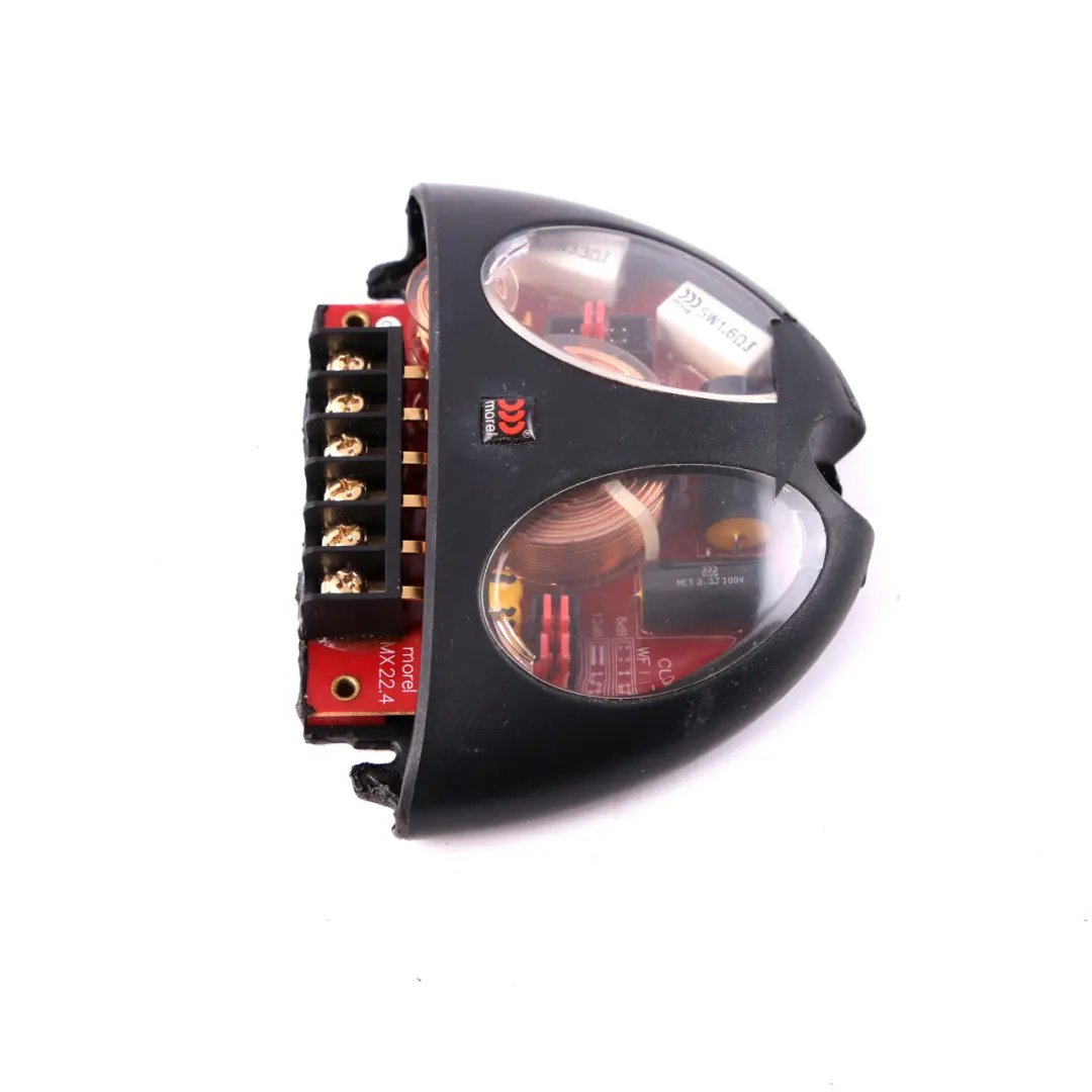 Genuine Morel Accuset MX 22.4 HiFi Audio 2-Way Hybrid Passive Crossover to with Part number Morel MX 22.4 Genuine Morel Accuset MX 22.4 HiFi Audio 2-Way Hybrid Passive Crossover - SKU Morel MX 22.4 - Part number Morel MX 22.4