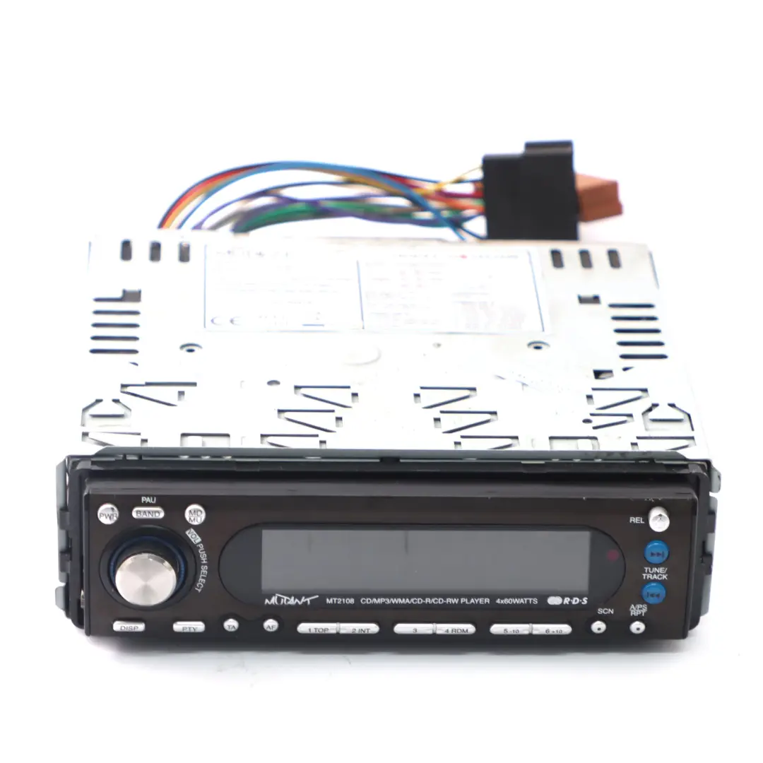 Mutant Radio del coche CD MP3 WMA Unidad principal de audio  - SKU MT2108 - Número de pieza MT2108