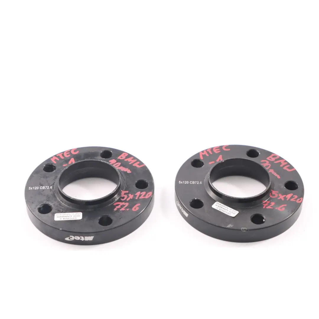  MTEC BMW Dystanse Podkładki 5x120 72.6mm 20mm - SKU MTEC BMW Spacers-1 - Numer Części MTEC BMW Spacers