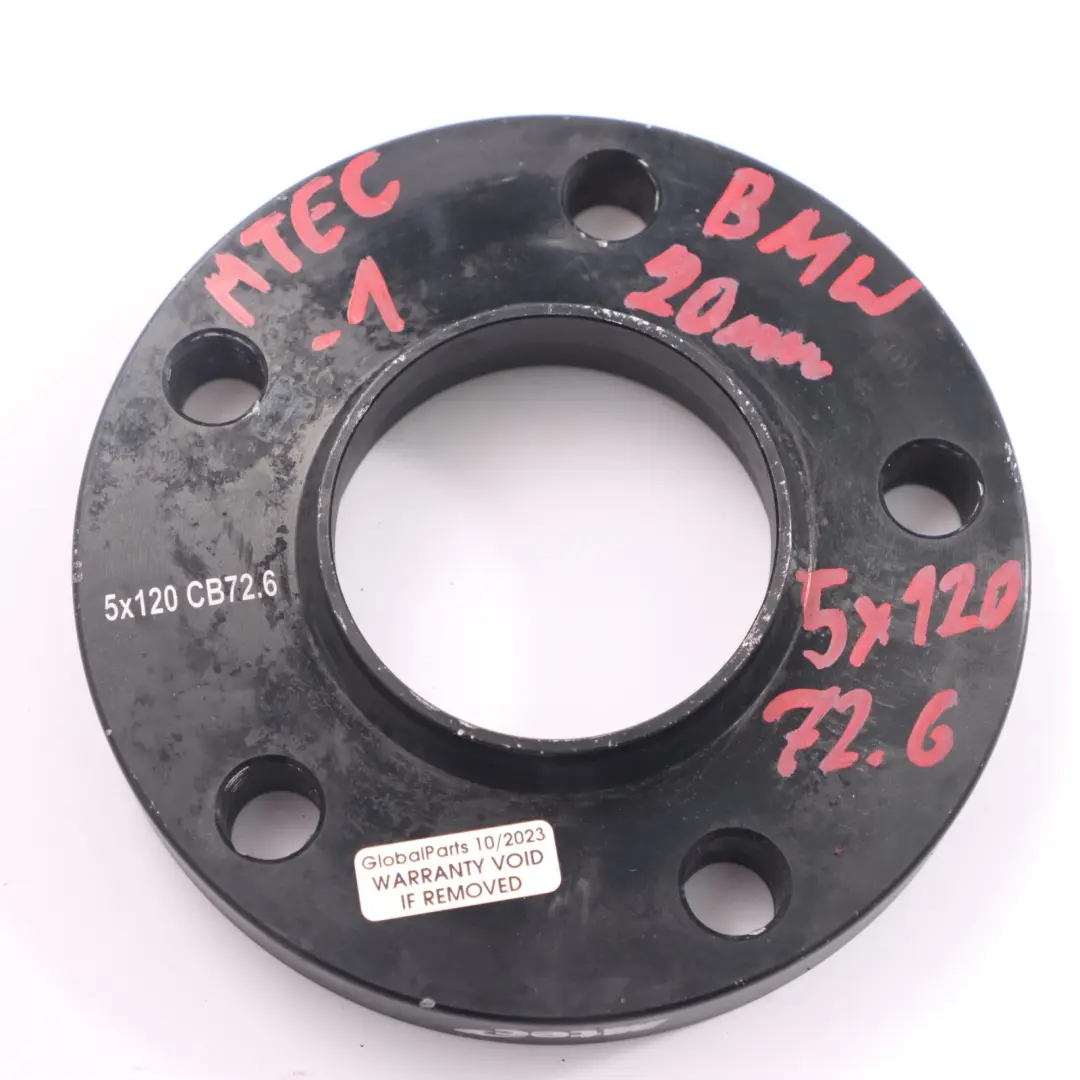  MTEC BMW Dystanse Podkładki 5x120 72.6mm 20mm - SKU MTEC BMW Spacers-1 - Numer Części MTEC BMW Spacers