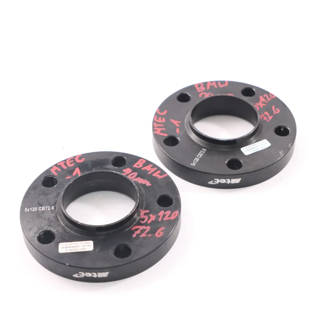  MTEC BMW Dystanse Podkładki 5x120 72.6mm 20mm - SKU MTEC BMW Spacers-1 - Numer Części MTEC BMW Spacers