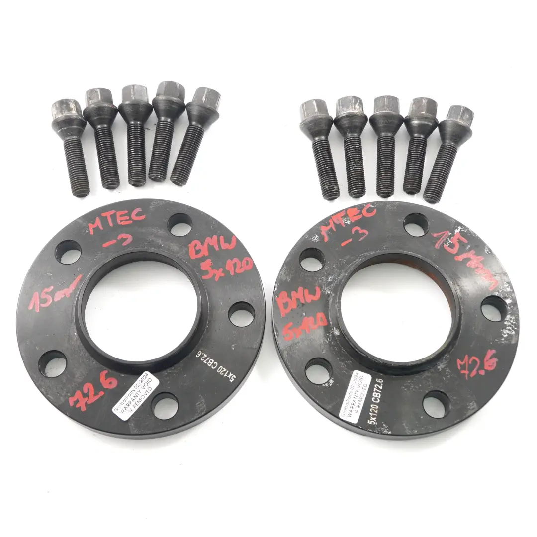 MTEC Alloy Wheel Spacers Hubcentric Shims BMW 5x120 72.6mm 15mm Pair to with Part number MTEC BMW Spacers MTEC Alloy Wheel Spacers Hubcentric Shims BMW 5x120 72.6mm 15mm Pair - SKU MTEC BMW Spacers-3 - Part number MTEC BMW Spacers