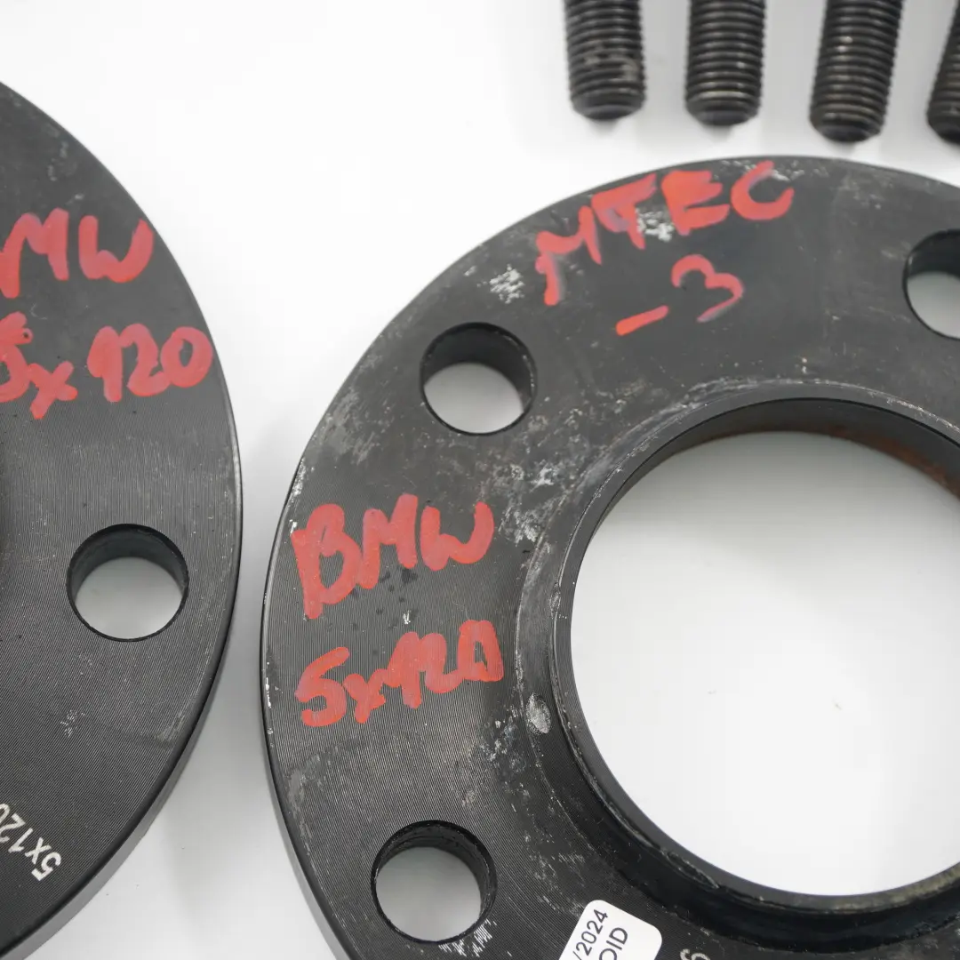  MTEC BMW Dystans Dystanse Do Kół Śruby 5x120 72.6mm 15mm Para - SKU MTEC BMW Spacers-3 - Numer Części MTEC BMW Spacers