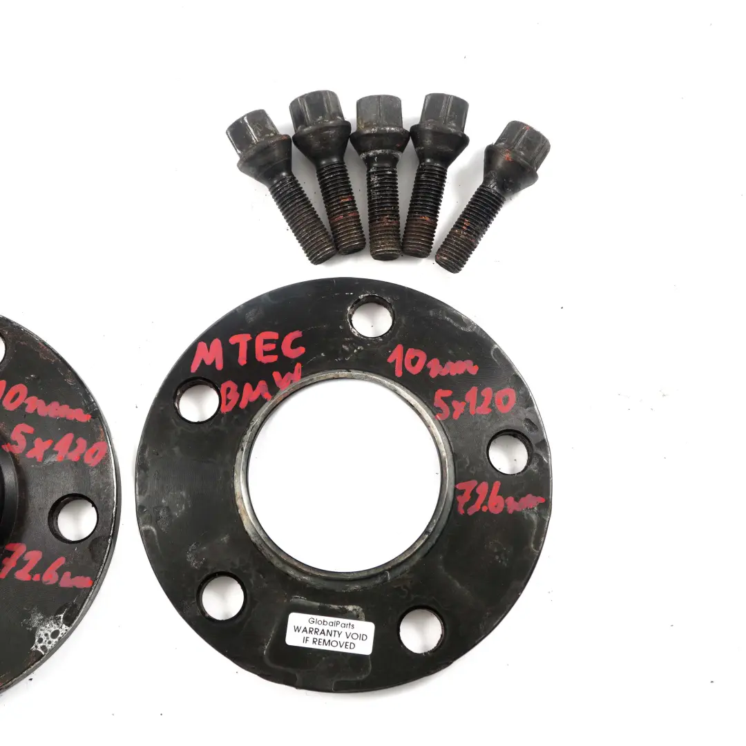  MTEC BMW Dystanse Podkładki 5x120 72.6mm 10mm - SKU MTEC BMW Spacers - Numer Części MTEC BMW Spacers