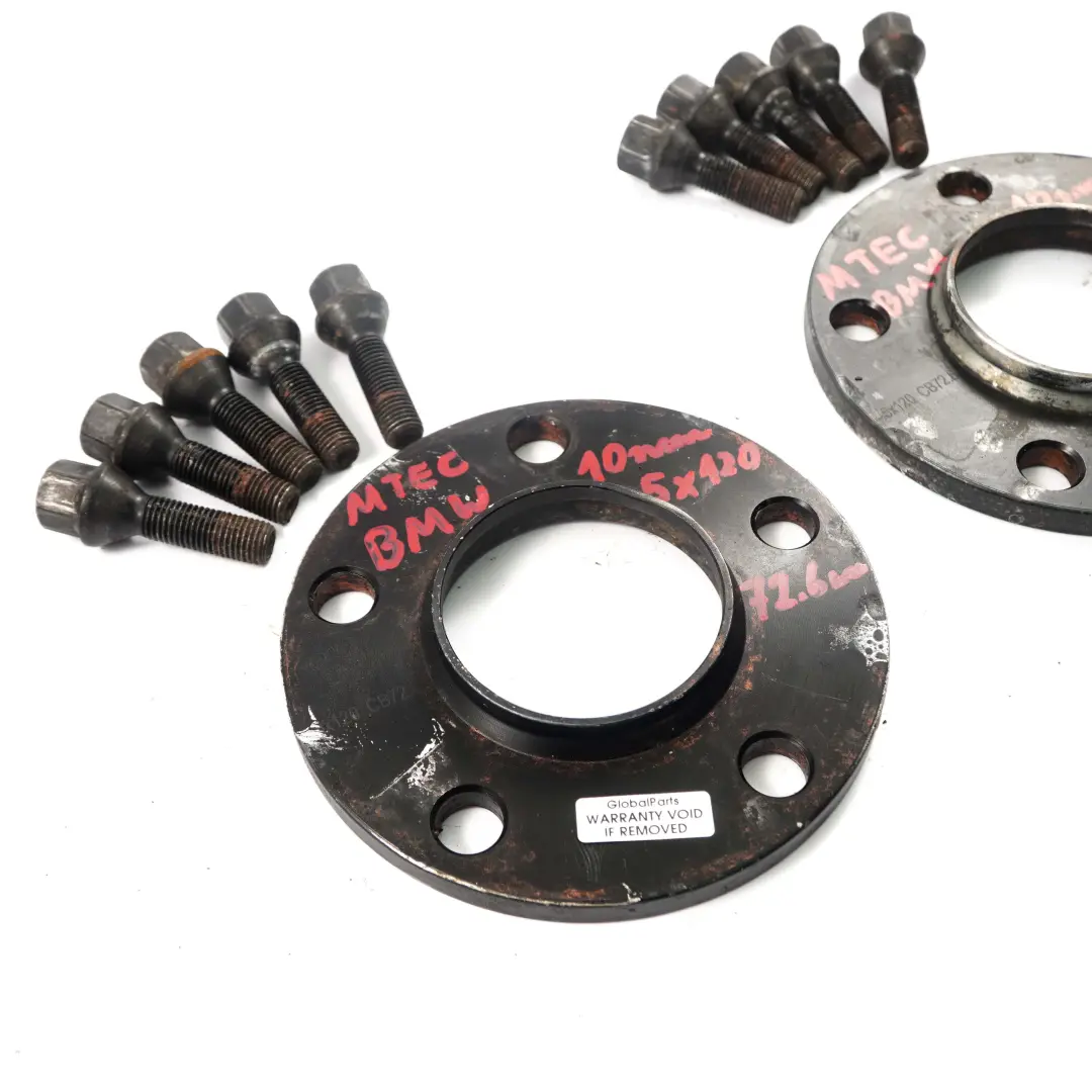  MTEC BMW Dystanse Podkładki 5x120 72.6mm 10mm - SKU MTEC BMW Spacers - Numer Części MTEC BMW Spacers