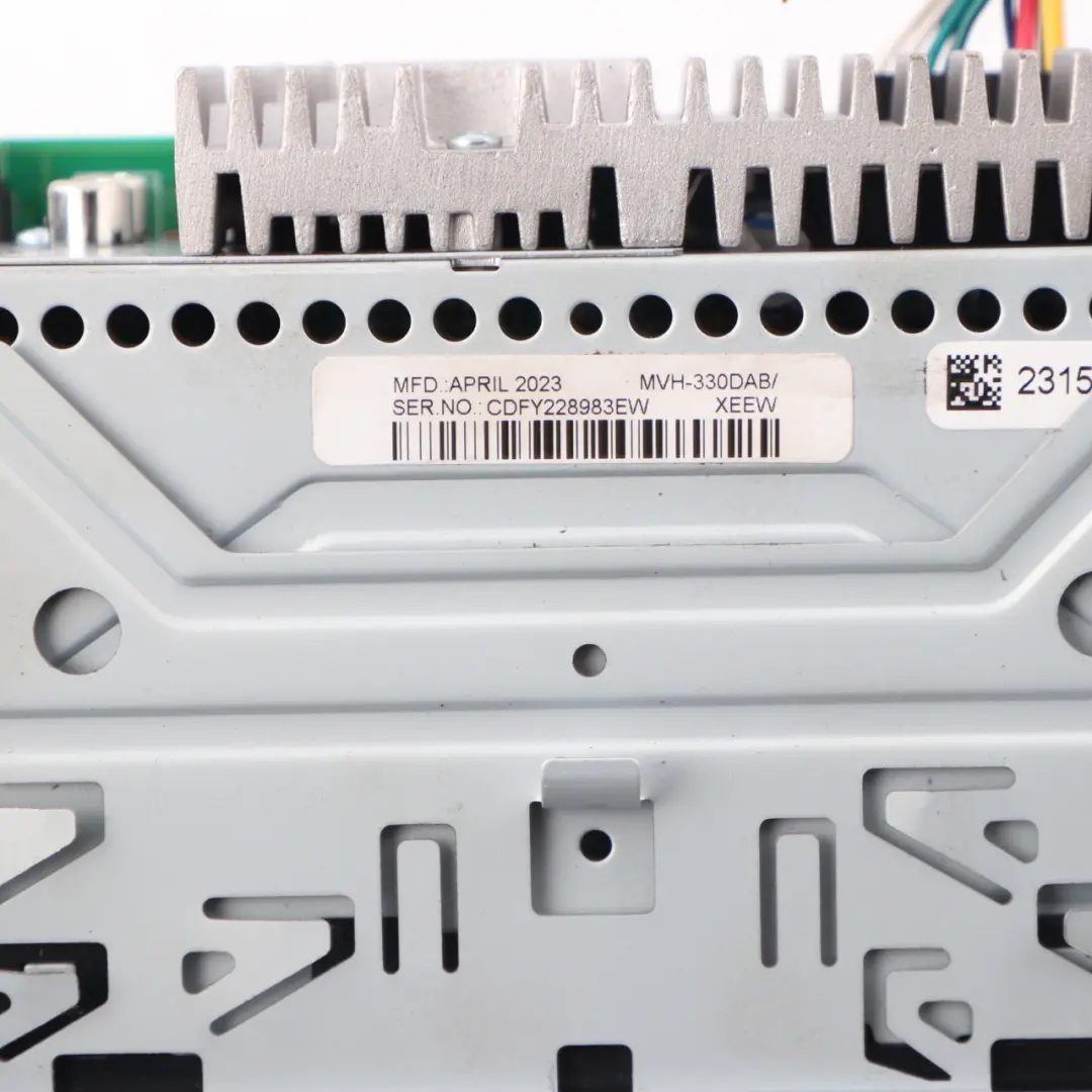 Genuine Pioneer Bluetooth USB AUX Audio Player DAB Radio to with Part number MVH-X580DAB Genuine Pioneer Bluetooth USB AUX Audio Player DAB Radio - SKU MVH-330DAB - Part number MVH-X580DAB