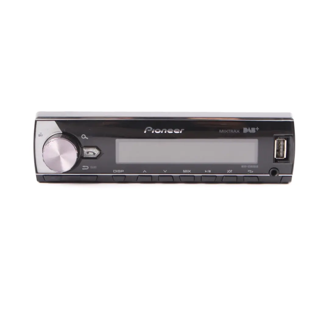 Genuine Pioneer Bluetooth USB AUX Audio Player Front Face Panel to with Part number MVH-X580DAB Genuine Pioneer Bluetooth USB AUX Audio Player Front Face Panel - SKU MVH-X580DAB - Part number MVH-X580DAB