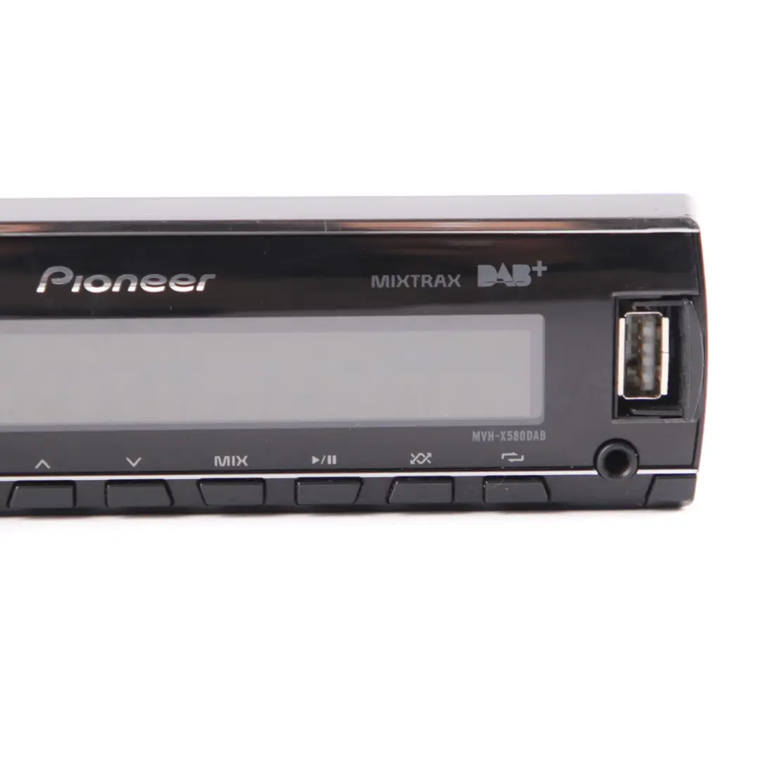 Genuine Pioneer Bluetooth USB AUX Audio Player Front Face Panel to with Part number MVH-X580DAB Genuine Pioneer Bluetooth USB AUX Audio Player Front Face Panel - SKU MVH-X580DAB - Part number MVH-X580DAB