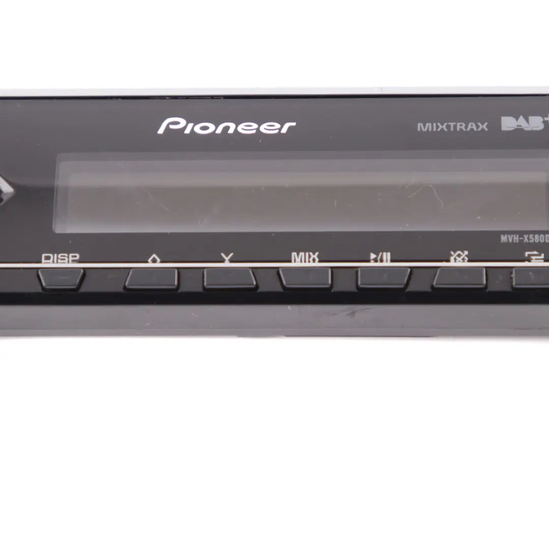 Genuine Pioneer Bluetooth USB AUX Audio Player Front Face Panel to with Part number MVH-X580DAB Genuine Pioneer Bluetooth USB AUX Audio Player Front Face Panel - SKU MVH-X580DAB - Part number MVH-X580DAB