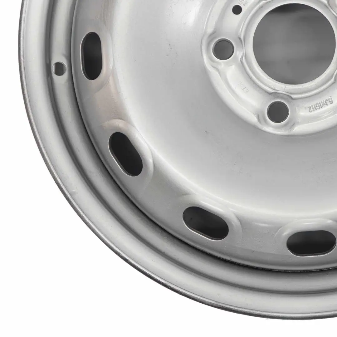 Plata Llanta de acero MWFR 127X 16" ET:50 6J para Renault Trafic Opel Vivaro con número de pieza MWFR 127X 6J 16" ET:50 Renault Trafic Opel Vivaro Plata Llanta de acero MWFR 127X 16" ET:50 6J - SKU MWFR-127X-6J-16-ET50-1 - Número de pieza MWFR 127X 6J 16" ET:50