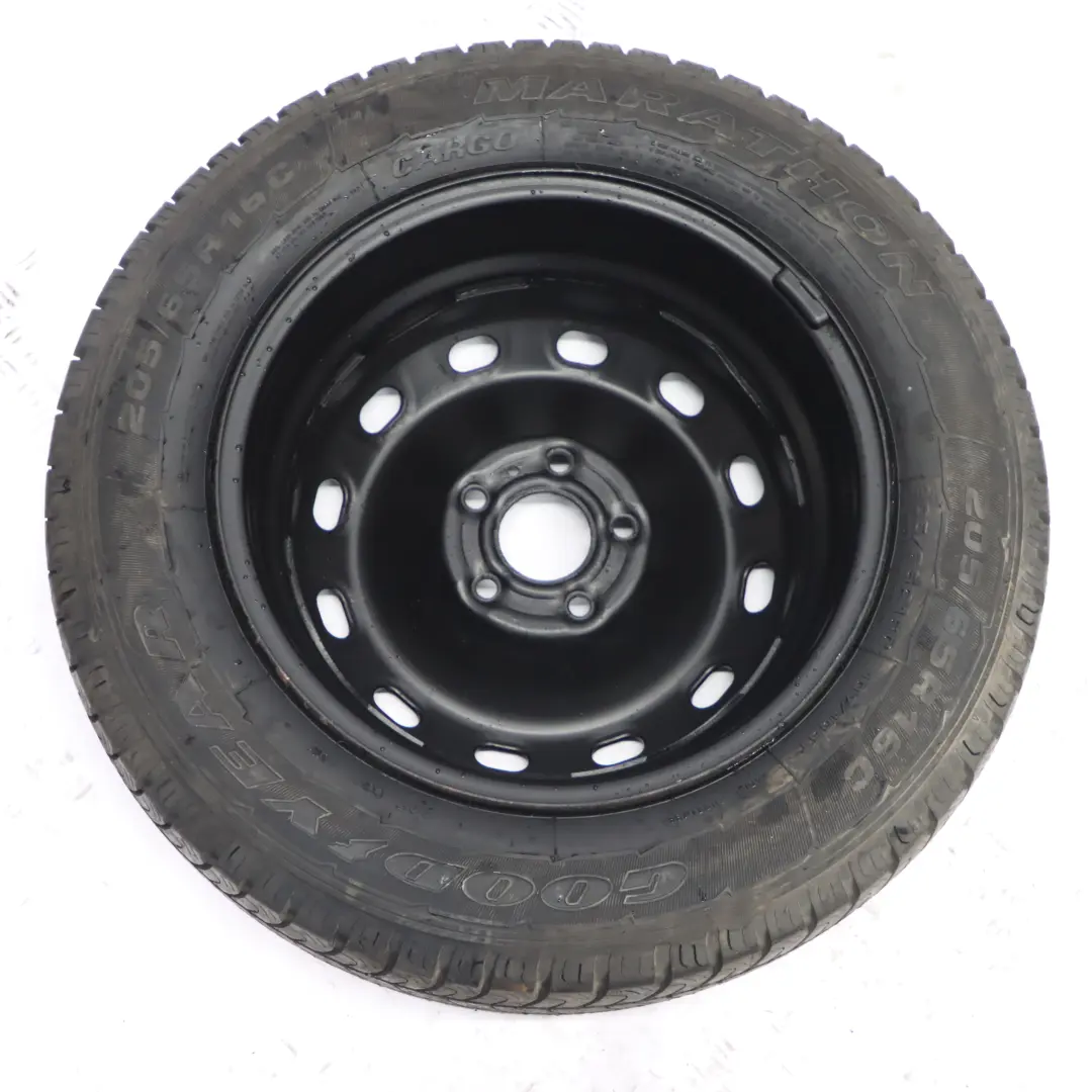 Renault Trafic Vivaro Black Steel Wheel Rim MWFR 127X 16" ET:50 6J 205/65 - SKU MWFR 127X 6J 16" ET:50-2 - Part number MWFR 127X 6J 16" ET:50