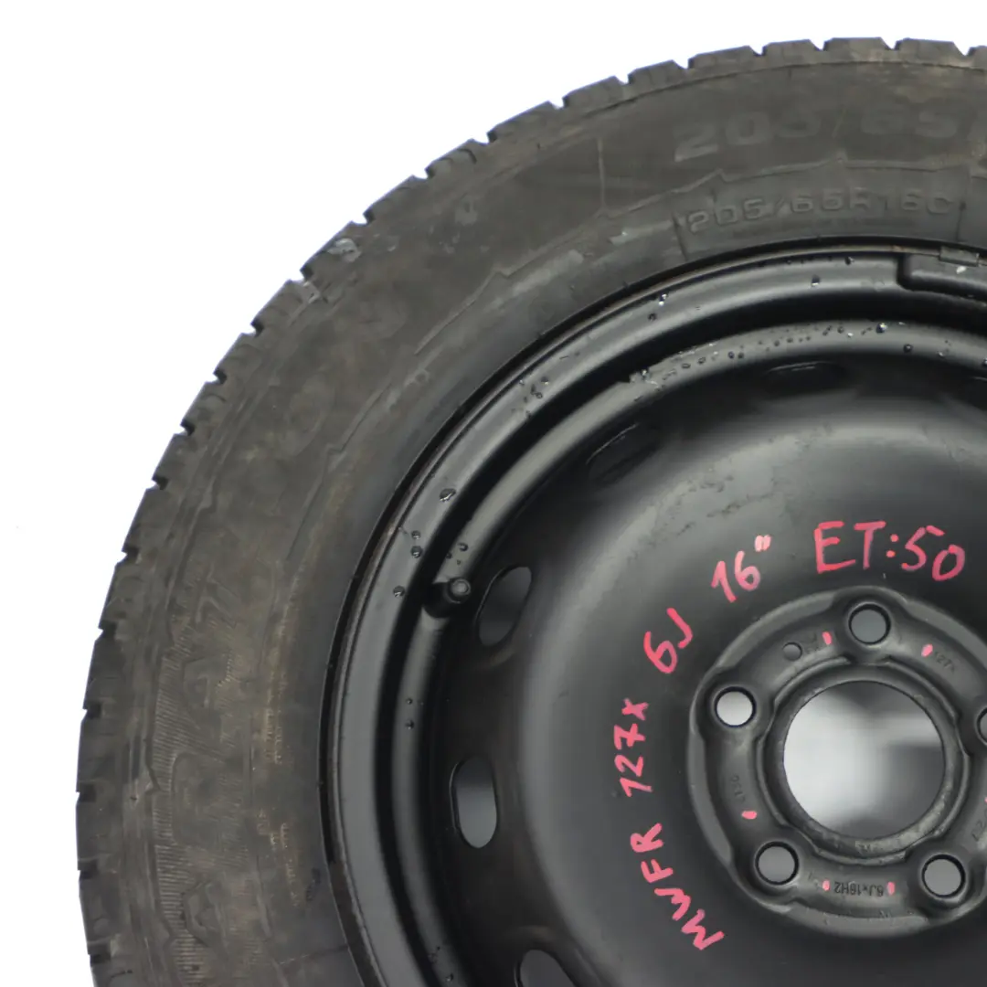 Renault Trafic Opel Vivaro Llanta acero negro MWFR 127X 16" ET:50 6J 205/65 - SKU MWFR 127X 6J 16" ET:50-2 - Número de pieza MWFR 127X 6J 16" ET:50
