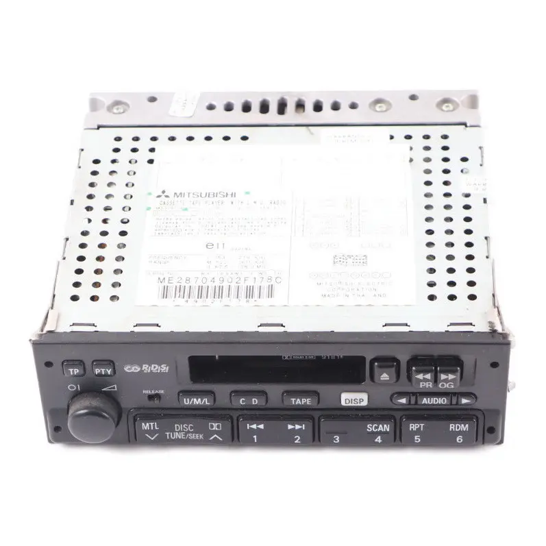 Cassette Player Radio Stereo Audio Tape Player to Mitsubishi Shogun Pajero with Part number MZ312719 Mitsubishi Shogun Pajero Cassette Player Radio Stereo Audio Tape Player - SKU MZ312719 - Part number MZ312719