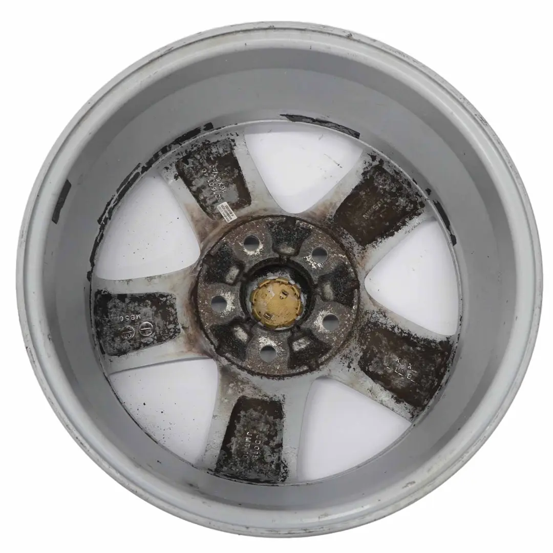 Silberne Leichtmetallfelge 16" ET:40 6,5J für Nissan Qashqai mit Teilenummer N3160140 Nissan Qashqai Silberne Leichtmetallfelge 16" ET:40 6,5J - SKU N3160140-1 - Teilenummer N3160140