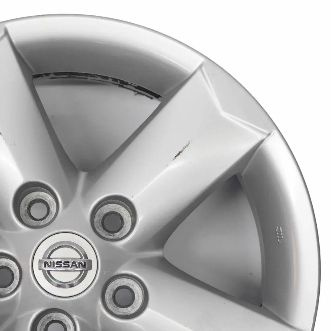 Alloy Wheel Rim 16" ET:40 6,5J to Nissan Qashqai Silver with Part number N3160140 Nissan Qashqai Silver Alloy Wheel Rim 16" ET:40 6,5J - SKU N3160140-1 - Part number N3160140