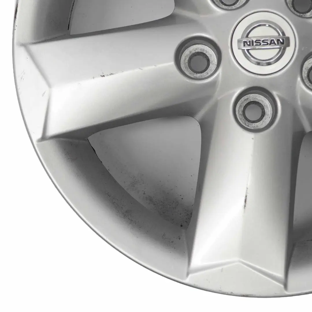 Nissan Qashqai Jante Alu Argent 16" ET:40 6,5J - SKU N3160140-1 - Numéro de pièce N3160140