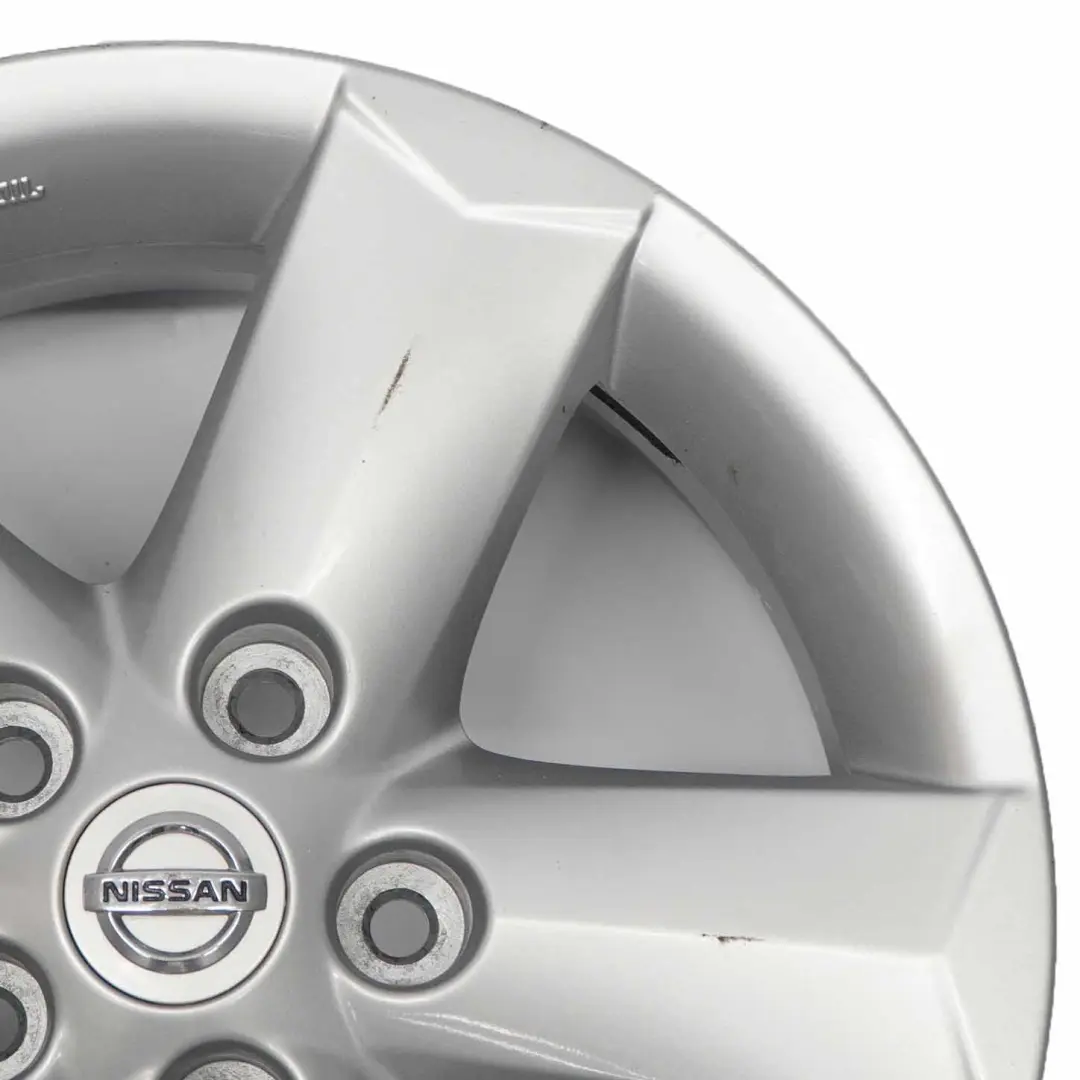 Jante Alu Argent 16" ET:40 6,5J pour Nissan Qashqai à propos du numéro de pièce N3160140 Nissan Qashqai Jante Alu Argent 16" ET:40 6,5J - SKU N3160140-2 - Numéro de pièce N3160140