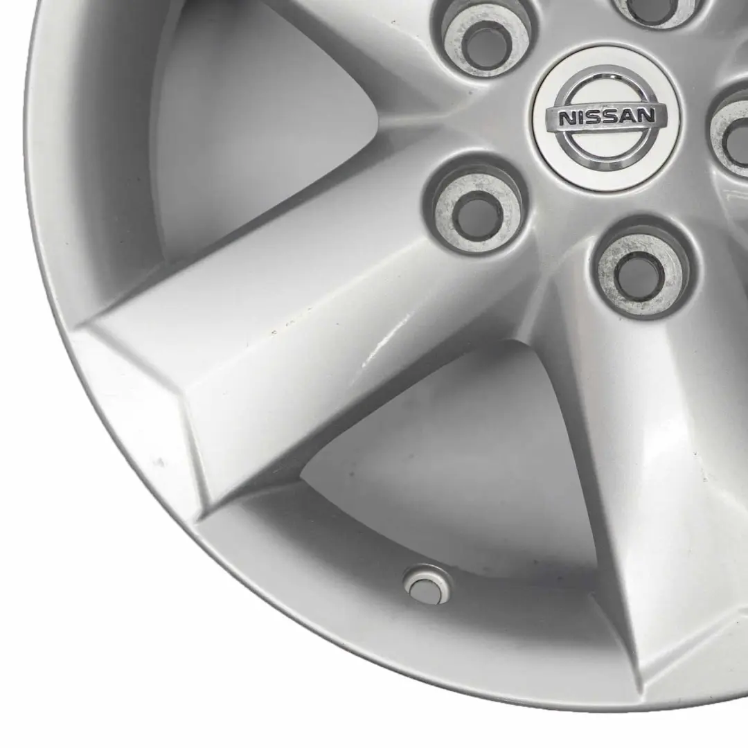Alloy Wheel Rim 16" ET:40 6,5J to Nissan Qashqai Silver with Part number N3160140 Nissan Qashqai Silver Alloy Wheel Rim 16" ET:40 6,5J - SKU N3160140-2 - Part number N3160140