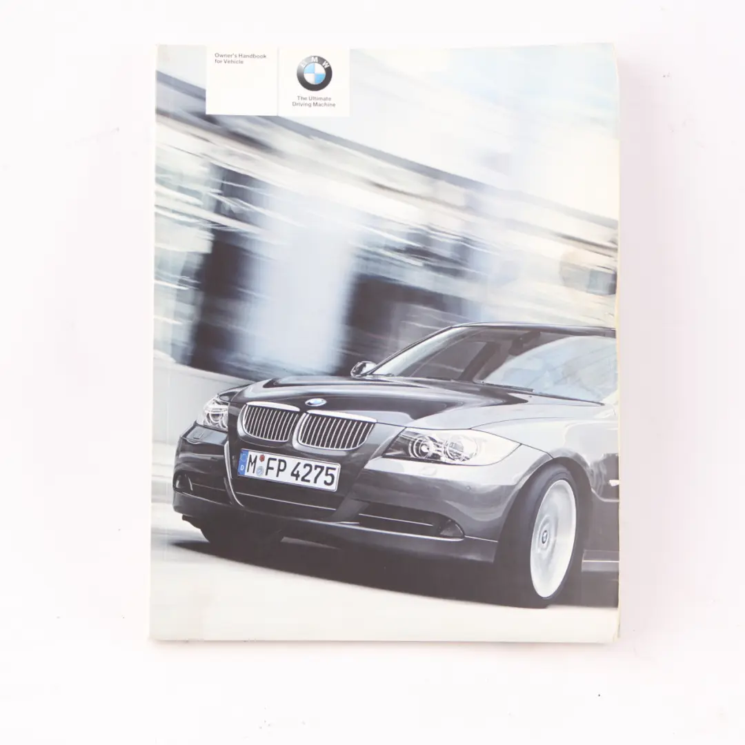 BMW 3 Series E90 2 Owner's Handbook Book Books Pouch Case Wallet - SKU P-0012229-2 - Part number 0012229
