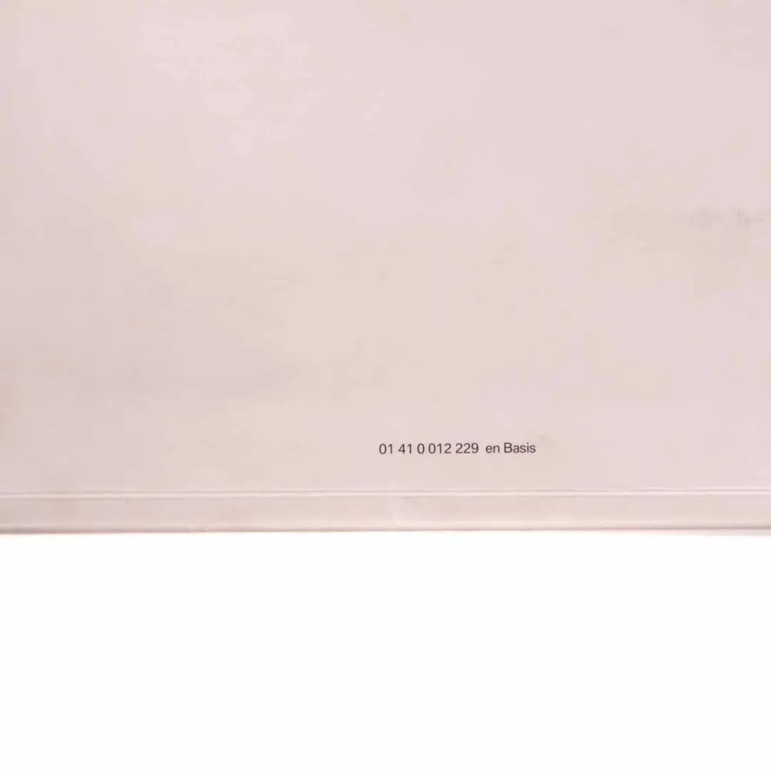 BMW 3 Series E90 2 Owner's Handbook Book Books Pouch Case Wallet - SKU P-0012229-2 - Part number 0012229