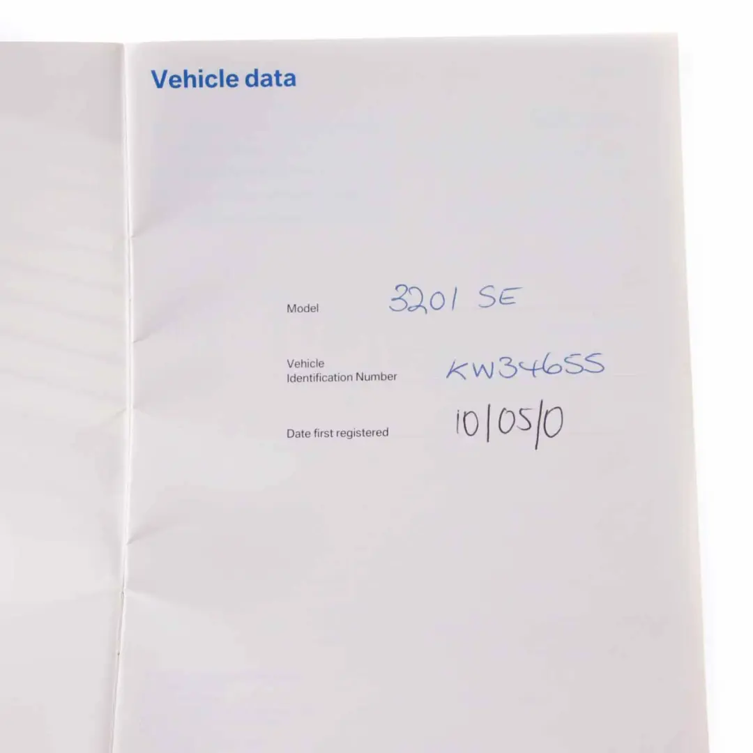 BMW E91 Touring Service Booklet Owner's Handbook Set Pouch Case Wallet - SKU P0012148 - Part number 0012148
