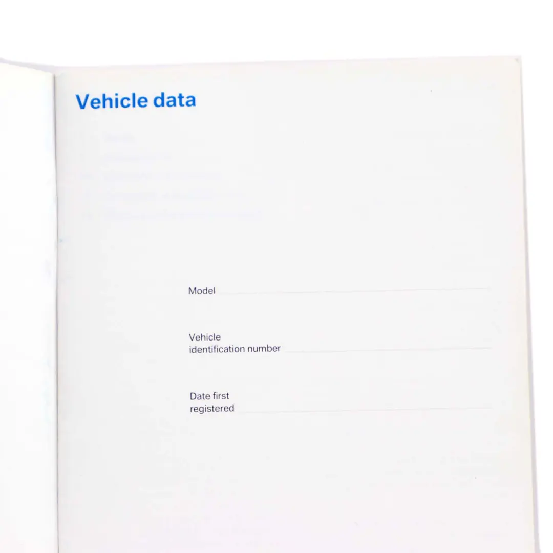 BMW 5 Series E60 E61 Service Booklet Owner's Handbook Book Set 0012781 - SKU P0012781-1 - Part number 2600707