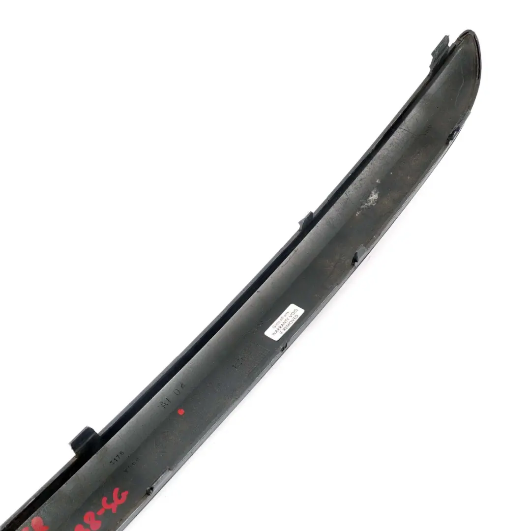BMW 1 Series E87 Bumper Rubber Trim Strip Front Right O/S Sparkling Graphite - SKU P0032638-SG - Part number 0032638