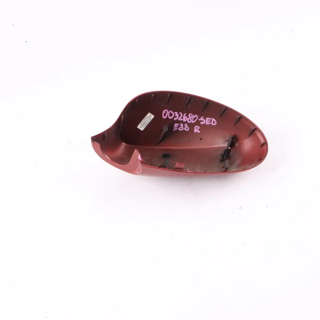  Wing Mirror Cover BMW E81 E82 E87 Outside Cap Right O/S Sedonarot Sedona Red A79 - SKU P0032680-SED - Part number 0032680