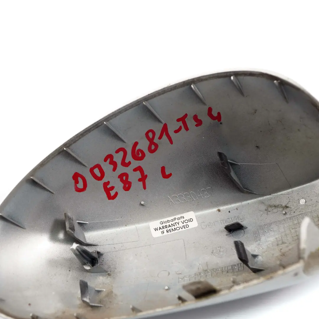 BMW 1 er 4 E87 Abdeckkappe Links Spiegel Abdeckung Titan Silver Metallic 354 - SKU P0032681-TS4 - Teilenummer 0032681