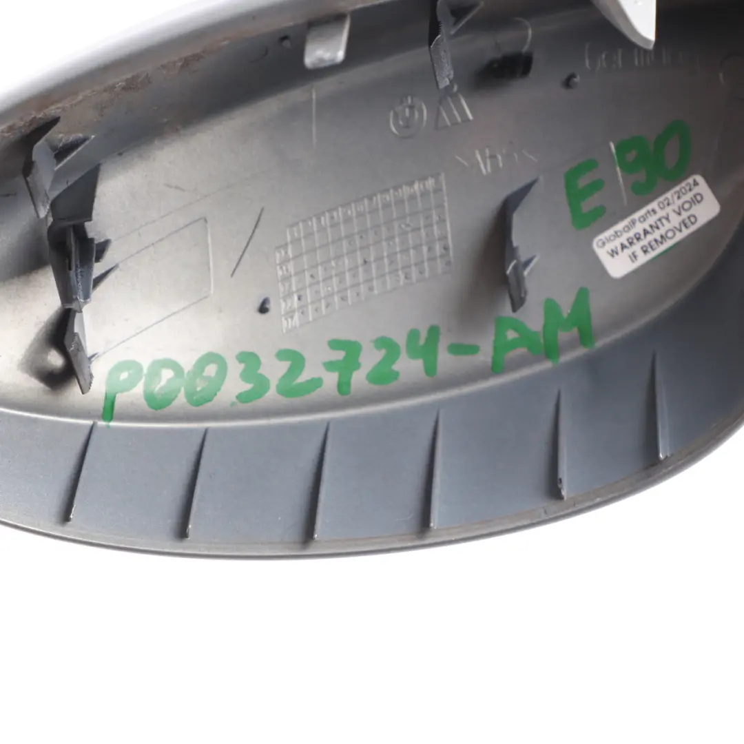 *BMW 3 er E90 E91 Abdeckung Spiegel Rechts Arktis Metallic A34 für mit Teilenummer 0032724 *BMW 3 er E90 E91 Abdeckung Spiegel Rechts Arktis Metallic A34 - SKU P0032724-AM - Teilenummer 0032724