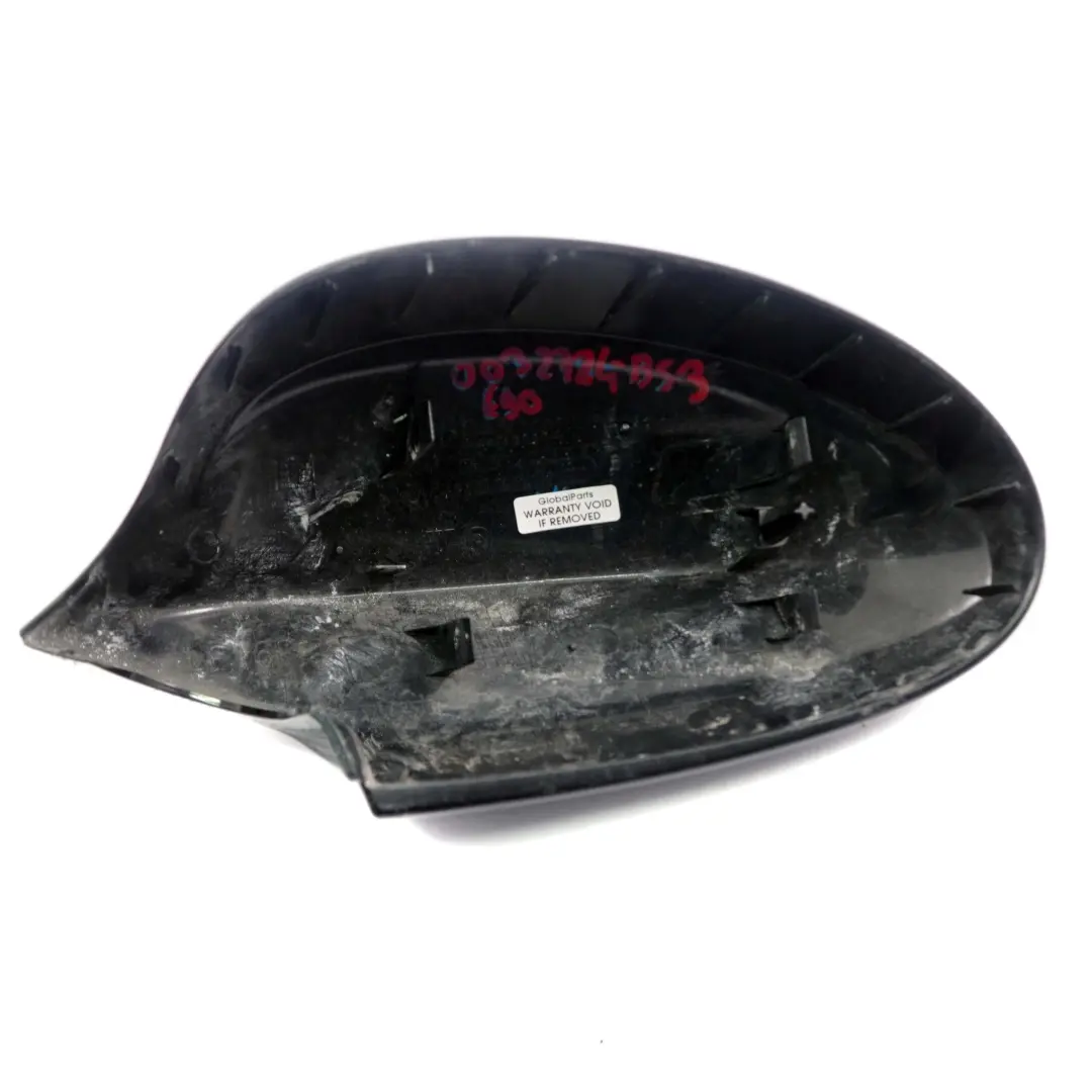 BMW 3 Series E90 E91 3 Right Cover Cap O/S Casing Wing Mirror Black Sapphire - SKU P0032724-BS3 - Part number 0032724