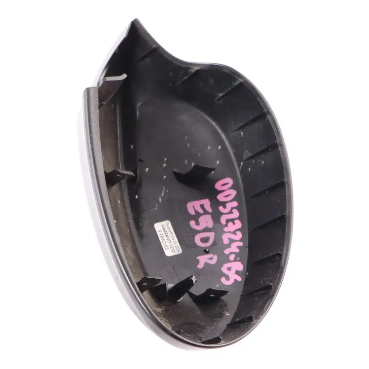 BMW E90 E91 Right Cover Cap O/S Casing Wing Mirror Black Sapphire 475 - SKU P0032724-BS - Part number 0032724