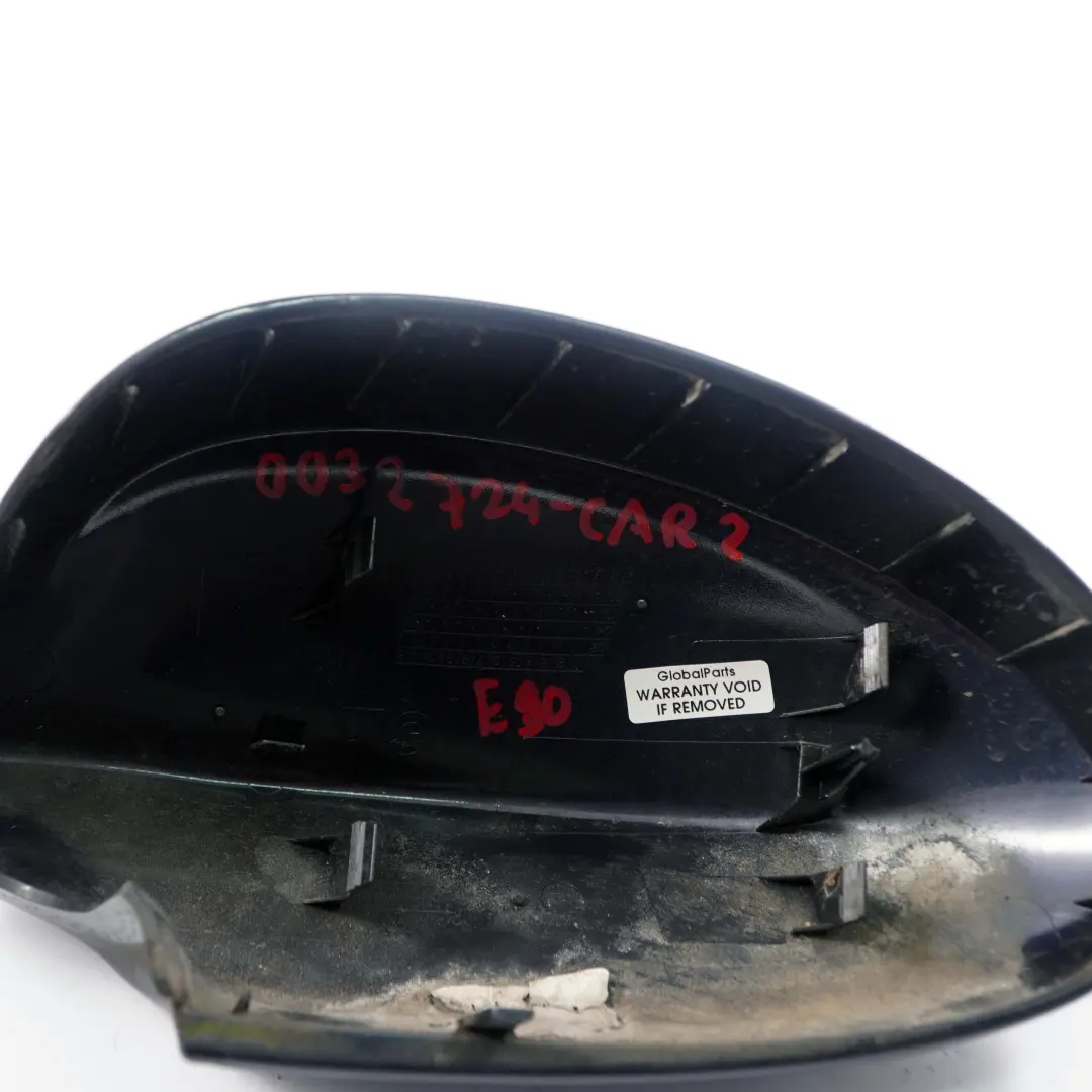Wing Mirror Cover BMW E90 E91 Right Cap O/S Casing Carbonschwarz Carbon Black to with Part number 0032724 Wing Mirror Cover BMW E90 E91 Right Cap O/S Casing Carbonschwarz Carbon Black - SKU P0032724-CAR2 - Part number 0032724