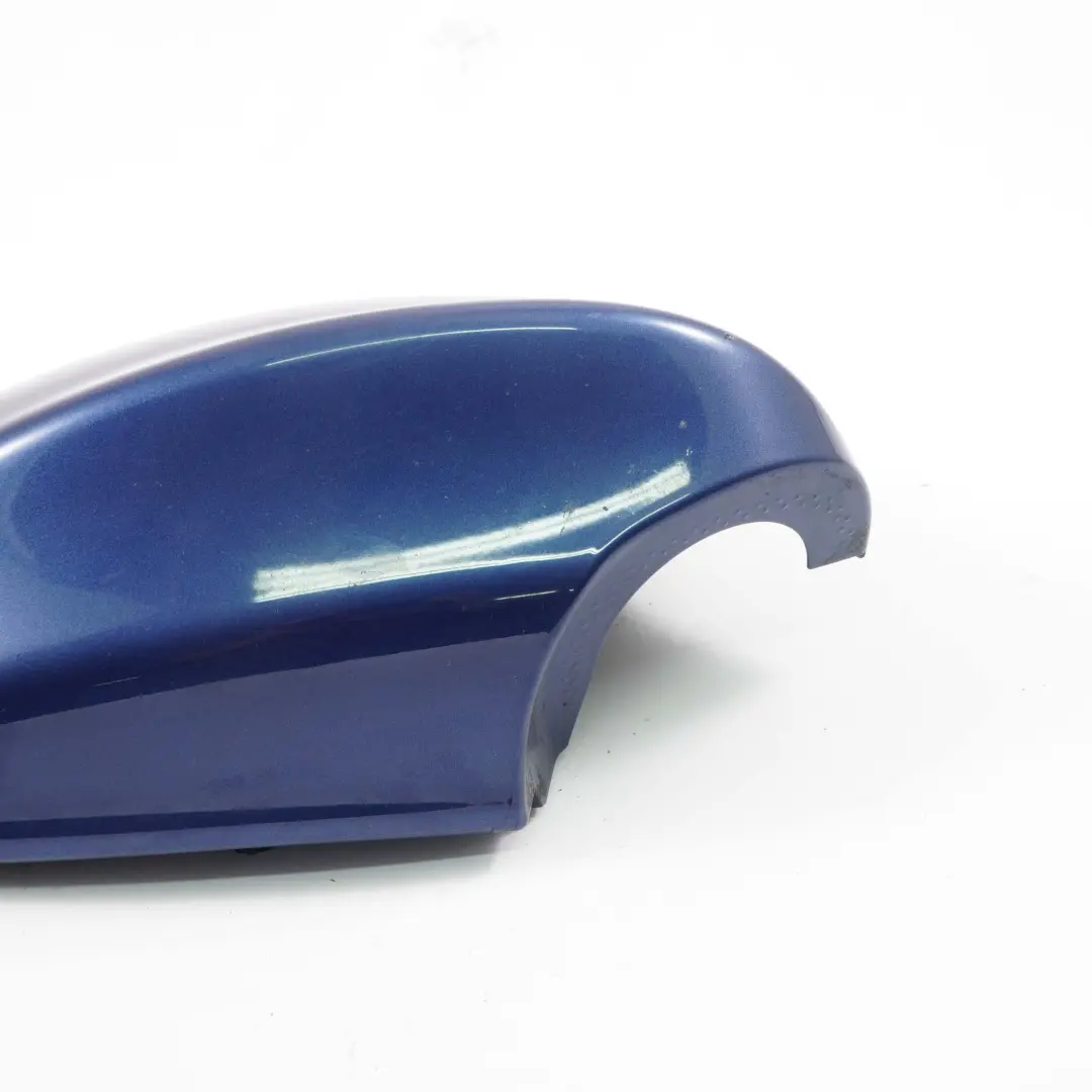 BMW E90 Destra Cover Cap O/S Casing Wing Mirror Le Mans Blau Blue 381 - SKU P0032724-LMB1 - Numero di parte 0032724