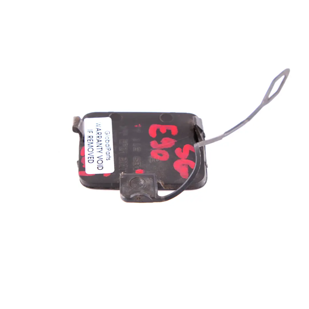 BMW 3 Series 1 E90 E91 Front Bumper Flap Towing Eye Sparkling Graphite 7116687 - SKU P0033166-SG1 - Part number 0033166