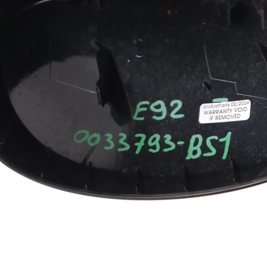 Espejo RetrovisorBMW E92 E93 Izquierda Tapa Carcasa Negro Zafiro 475 para con número de pieza 0033793 Espejo RetrovisorBMW E92 E93 Izquierda Tapa Carcasa Negro Zafiro 475 - SKU P0033793-BS1 - Número de pieza 0033793
