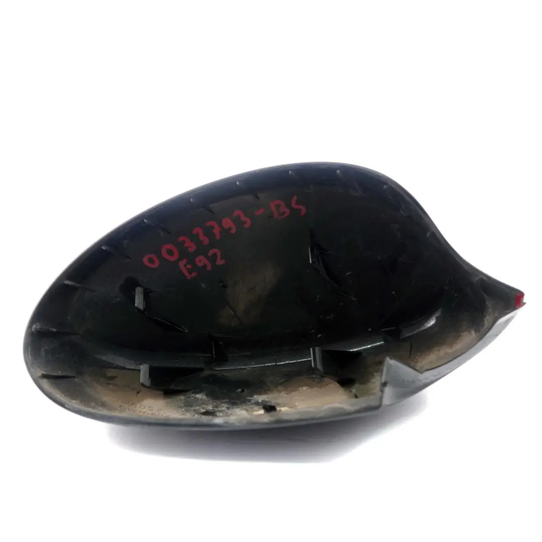 BMW E92 E93 Left Cover Cap N/S Casing Housing Wing Mirror Black Sapphire - SKU P0033793-BS - Part number 0033793