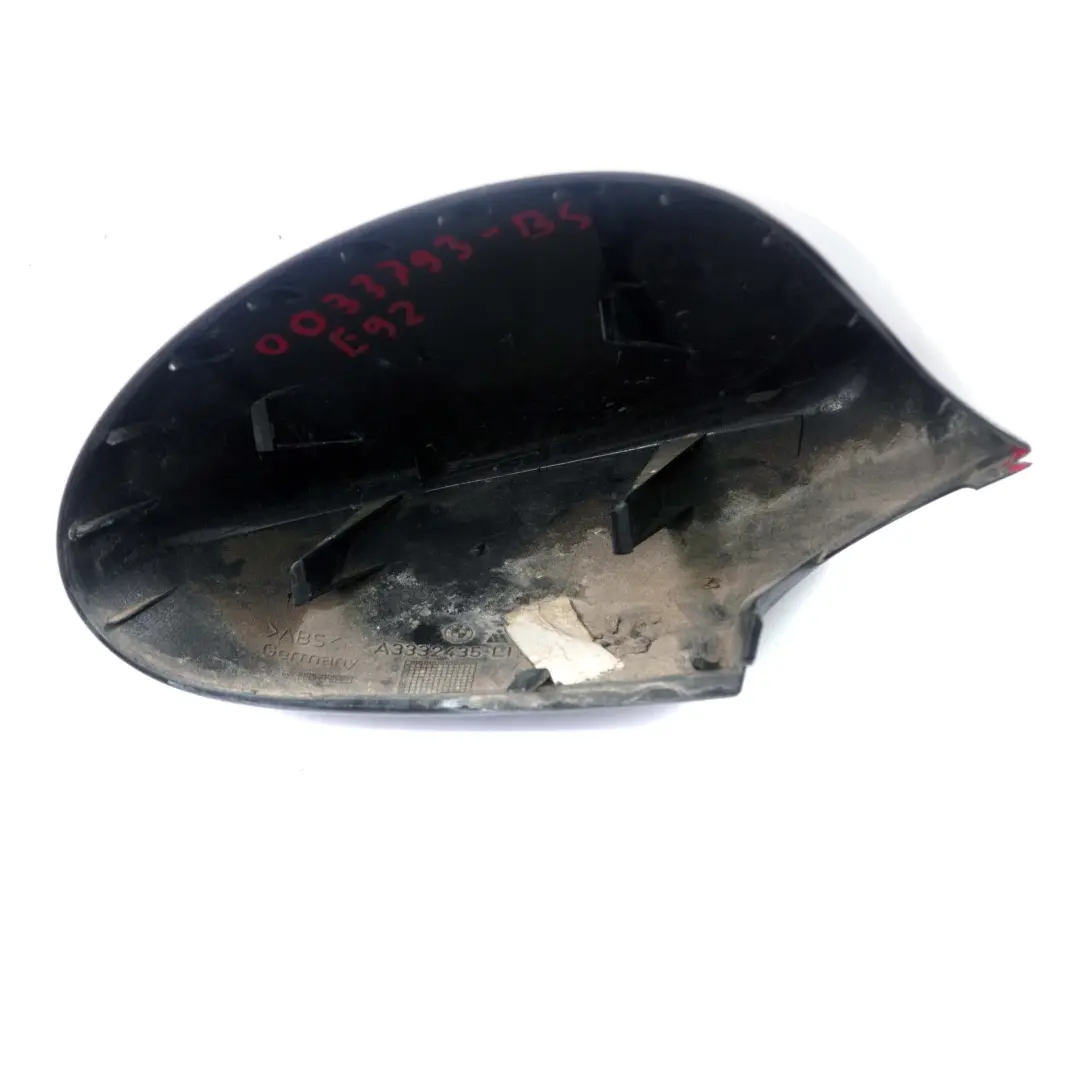 Capuchon de protection gauche Boitier de retroviseur Noir Saphir pour BMW E92 E93 à propos du numéro de pièce 0033793 BMW E92 E93 Capuchon de protection gauche Boitier de retroviseur Noir Saphir - SKU P0033793-BS - Numéro de pièce 0033793