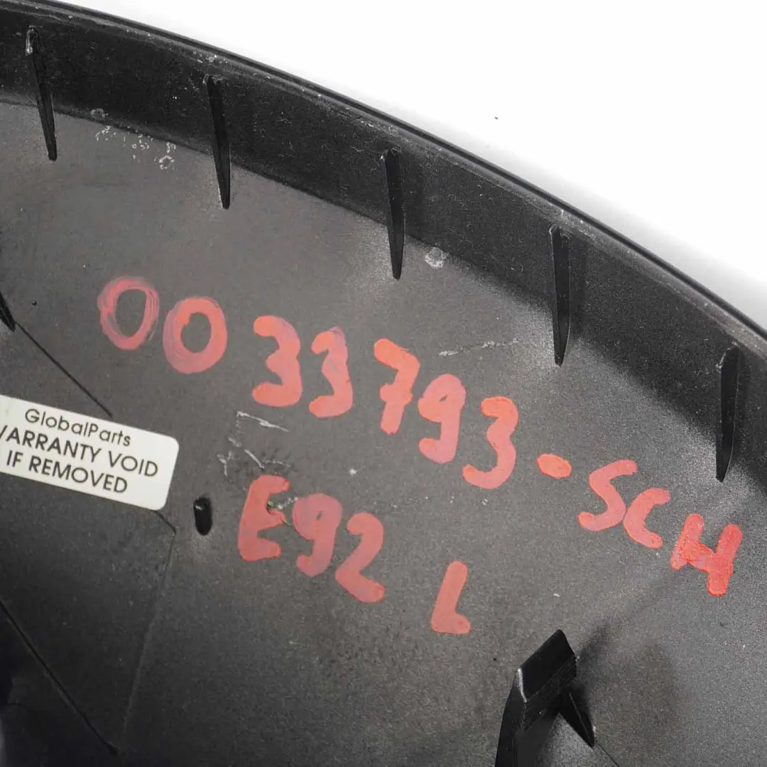 BMW E92 E93 Abdeckkappe Links Aussenspieg Verkleidung Außenspiegel Schwarz - SKU P0033793-SCH - Teilenummer 0033793