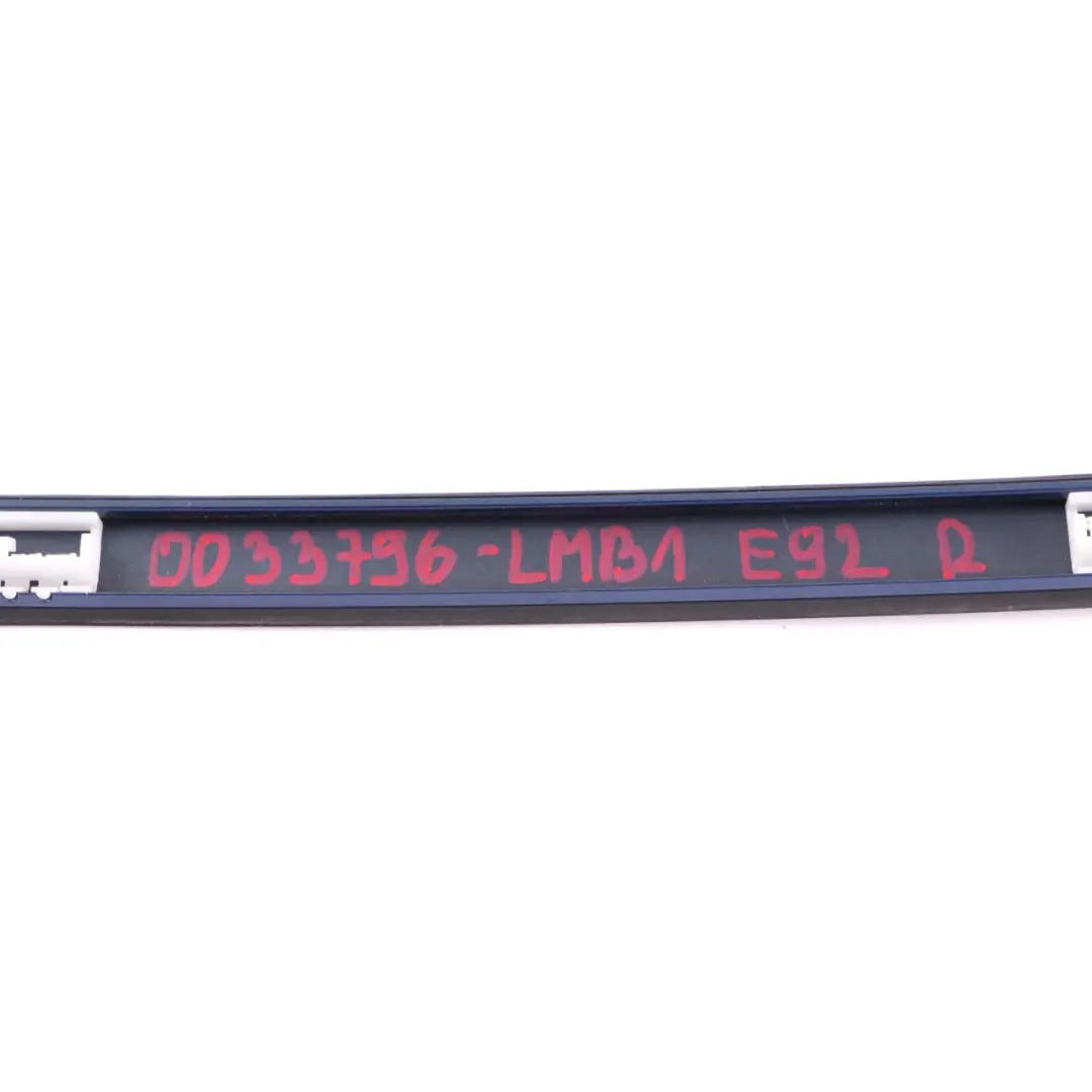 BMW 3 er E92 Coupe Zierleiste Dach Rechts Le Mans Blau Metallic 381 - SKU P0033796-LMB1 - Teilenummer 0033796