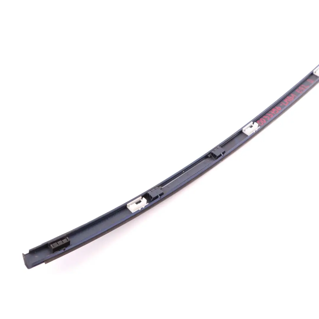 Zierleiste Dach Rechts Le Mans Blau Metallic 381 für BMW 3 er E92 Coupe mit Teilenummer 0033796 BMW 3 er E92 Coupe Zierleiste Dach Rechts Le Mans Blau Metallic 381 - SKU P0033796-LMB1 - Teilenummer 0033796