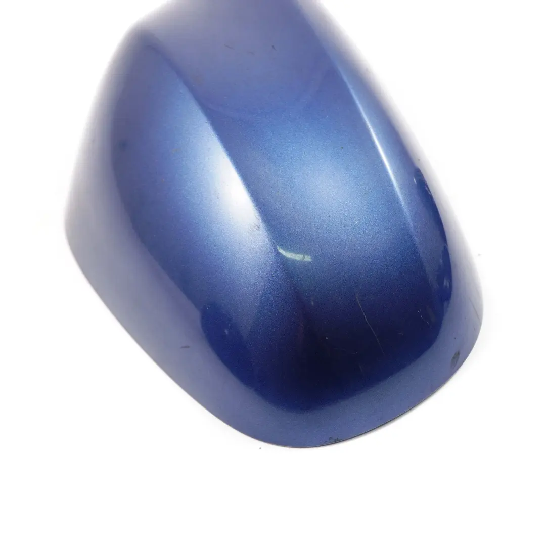 Right Cover Cap O/S Wing Mirror Montegoblau Blue A51 to BMW E90 E91 LCI with Part number 0036828 BMW E90 E91 LCI Right Cover Cap O/S Wing Mirror Montegoblau Blue A51 - SKU P0036828-MTB - Part number 0036828