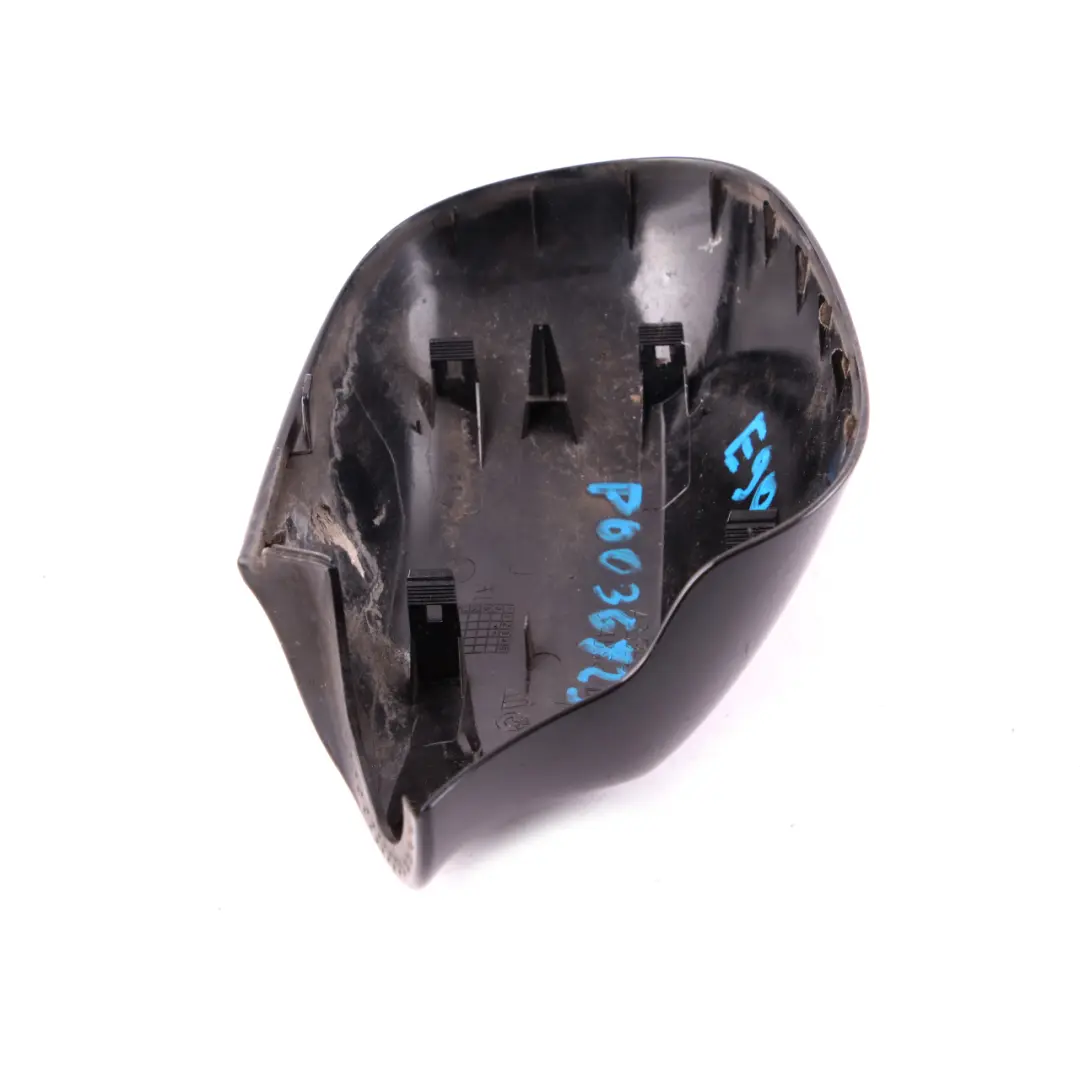 BMW 3 Series 3 E90 E91 LCI Cover Cap Casing Wing Mirror Left N/S Black Sapphire - SKU P0036829-BS3 - Part number 0036829