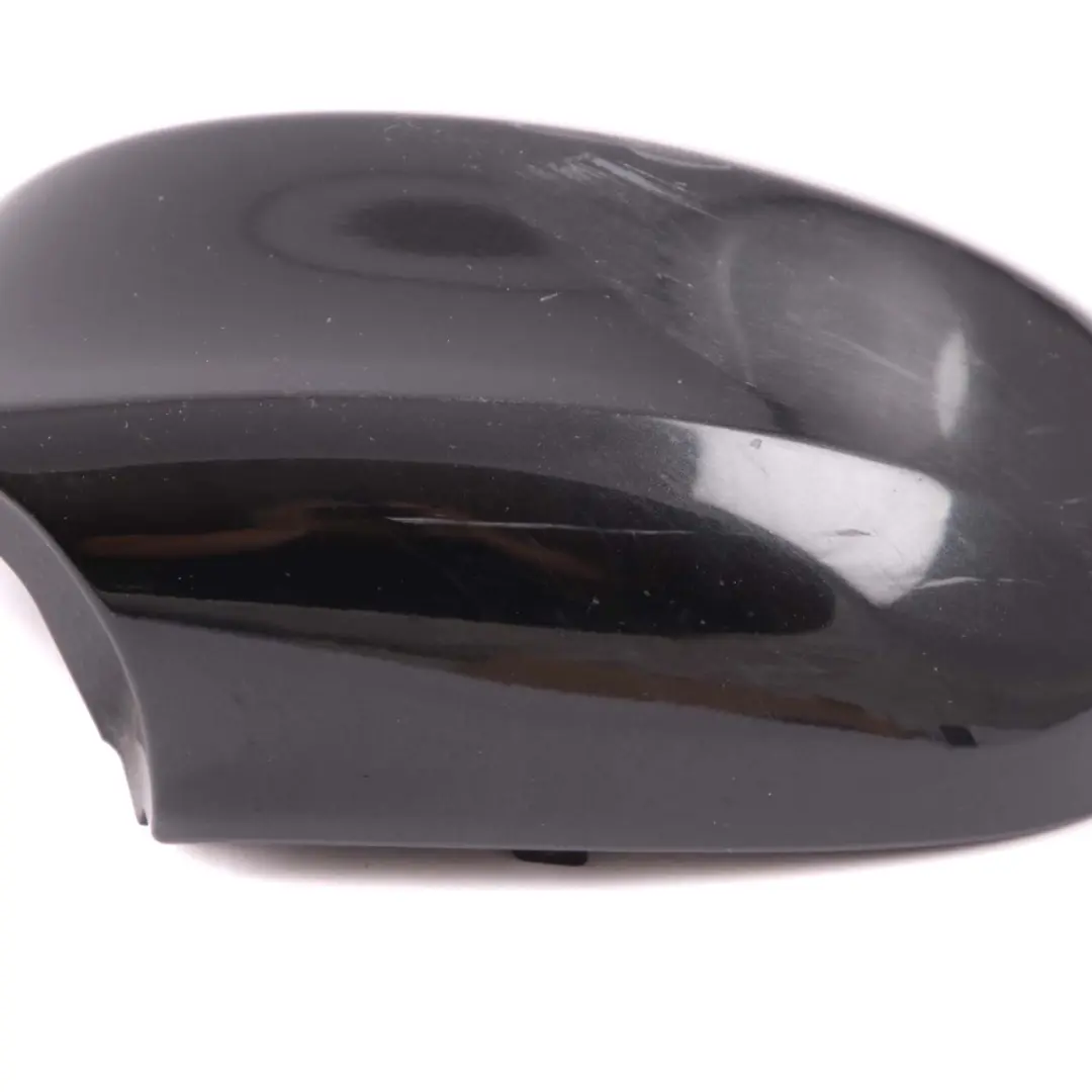 BMW E90 E91 LCI Tappo Copertura Specchio Sinistro Black Sapphire Nero - SKU P0036829-BS - Numero di parte 0036829