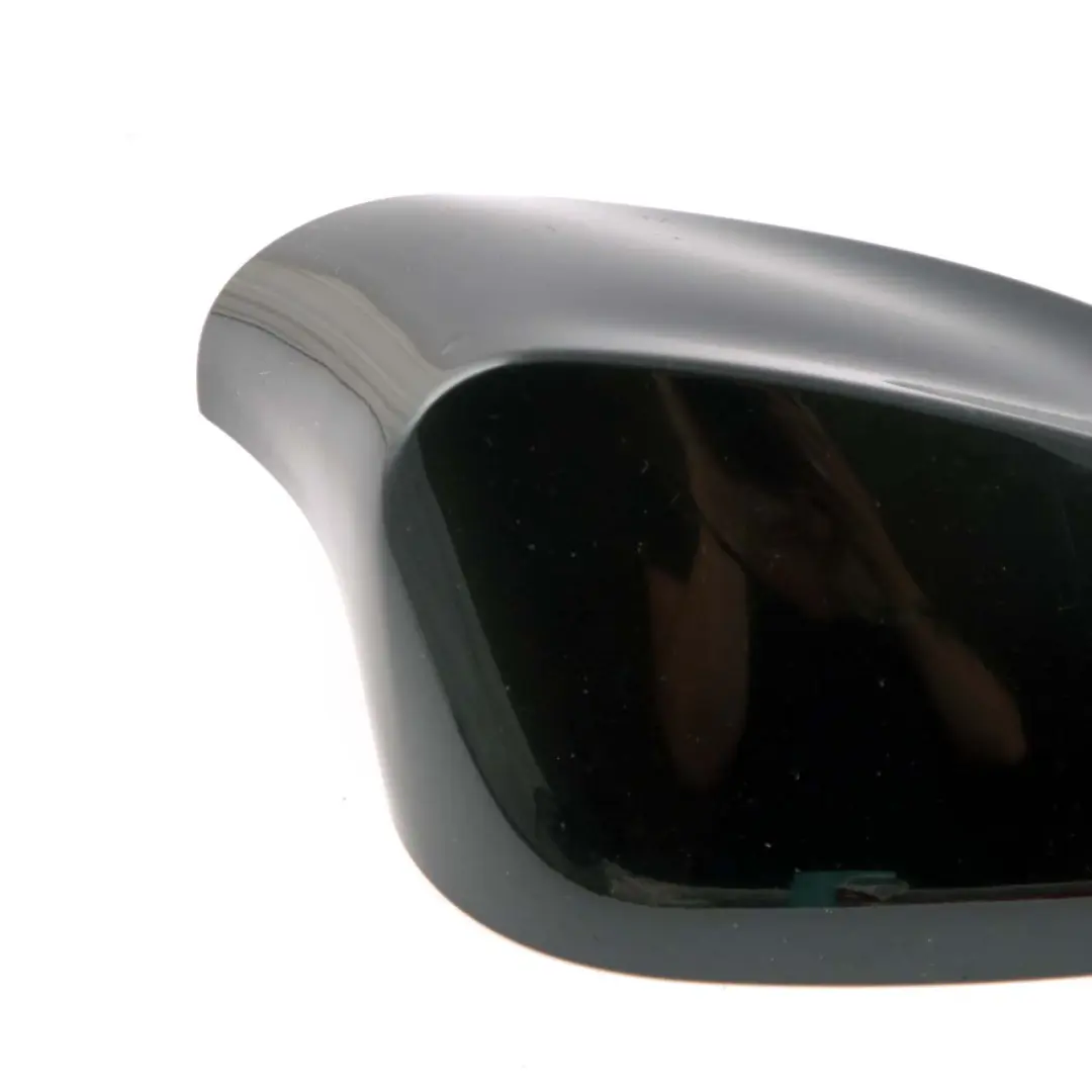 Wing Mirror Cover Right O/S Casing Black Sapphire - 475 to BMW E81 E87 LCI with Part number 0038344 BMW E81 E87 LCI Wing Mirror Cover Right O/S Casing Black Sapphire - 475 - SKU P0038344-BS1 - Part number 0038344