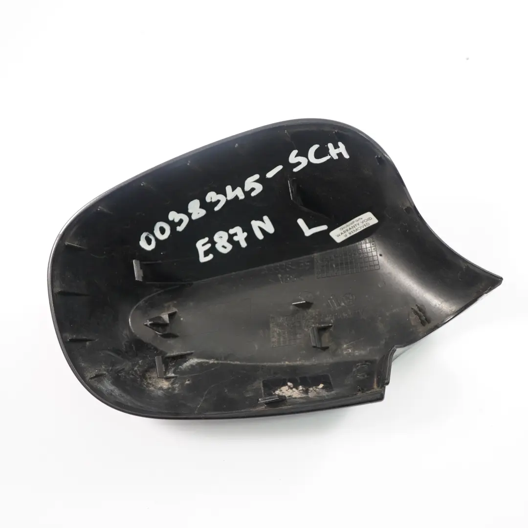 Retroviseur Revetement Capuchon a Gauche Noir 668 pour BMW E81 E82 E87 LCI à propos du numéro de pièce 0038345 BMW E81 E82 E87 LCI Retroviseur Revetement Capuchon a Gauche Noir 668 - SKU P0038345-SCH - Numéro de pièce 0038345