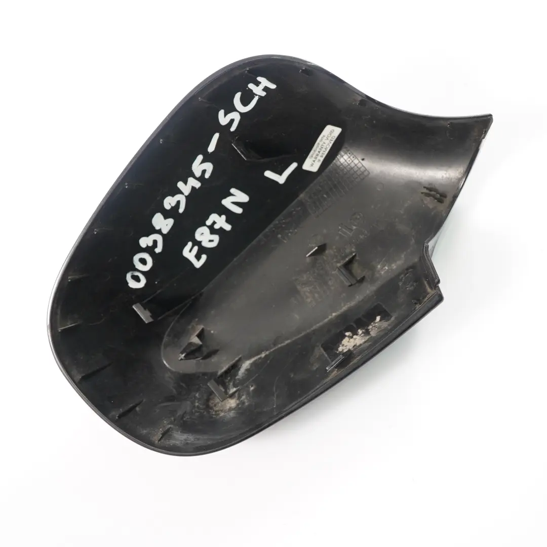 Spiegel Abdeckung Abdeckkappe Links Schwarz 668 für BMW 1 er E81 E82 E87 LCI mit Teilenummer 0038345 BMW 1 er E81 E82 E87 LCI Spiegel Abdeckung Abdeckkappe Links Schwarz 668 - SKU P0038345-SCH - Teilenummer 0038345