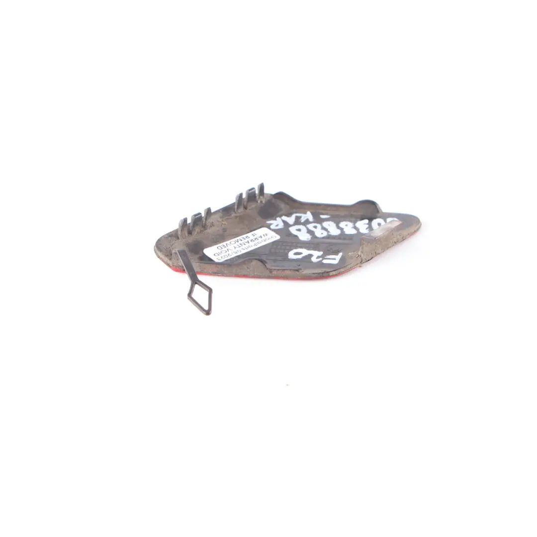 BMW F20 F21 Flap Towing Eye Rear Bumper Karmesinrot Rot A61 - SKU P0038888-KAR - Part number 0038888