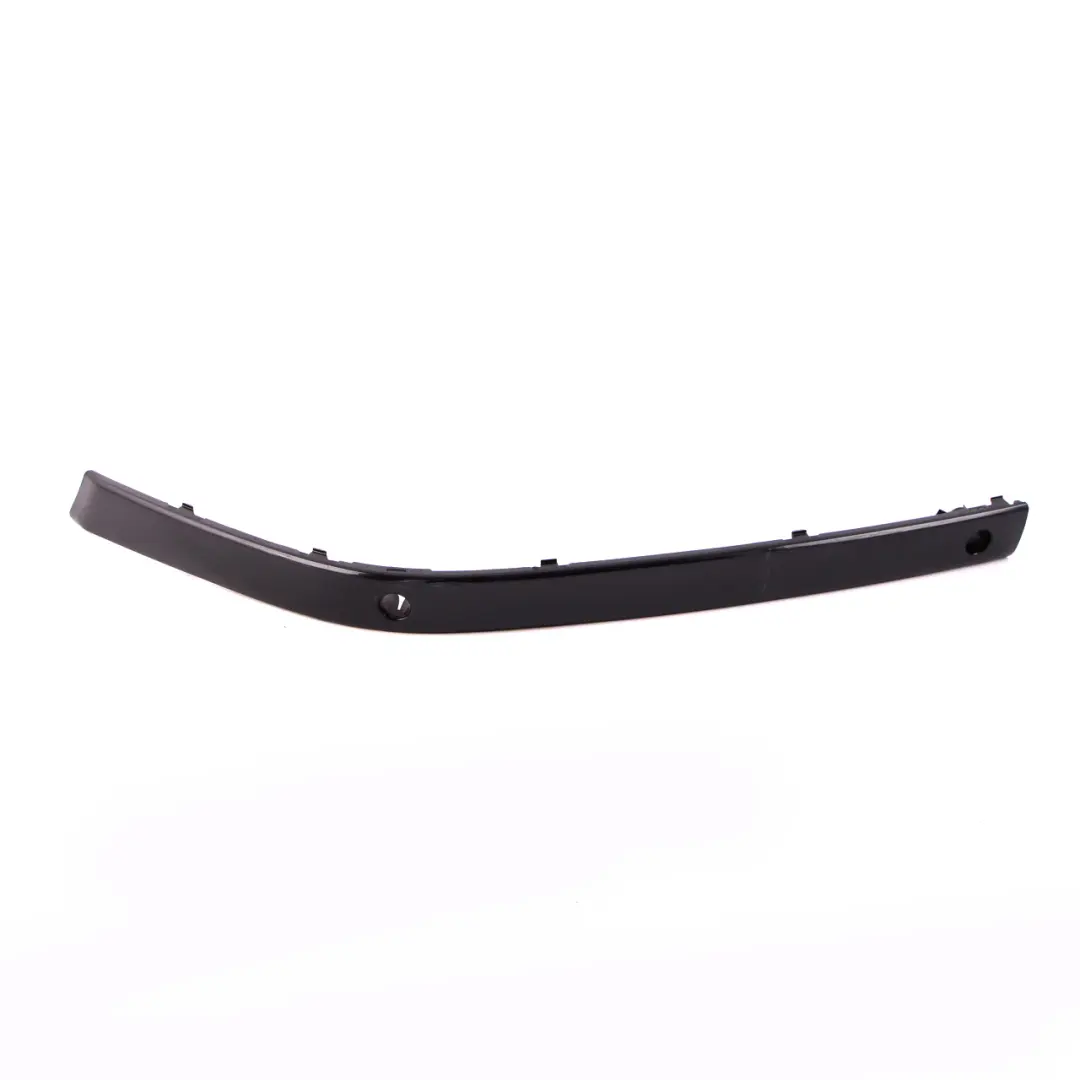 Bumper Guard Strip Front Left N/S Black Sapphire Metallic to BMW 7 Series E65 E66 with Part number 0136460 BMW 7 Series E65 E66 Bumper Guard Strip Front Left N/S Black Sapphire Metallic - SKU P0136460-BS - Part number 0136460